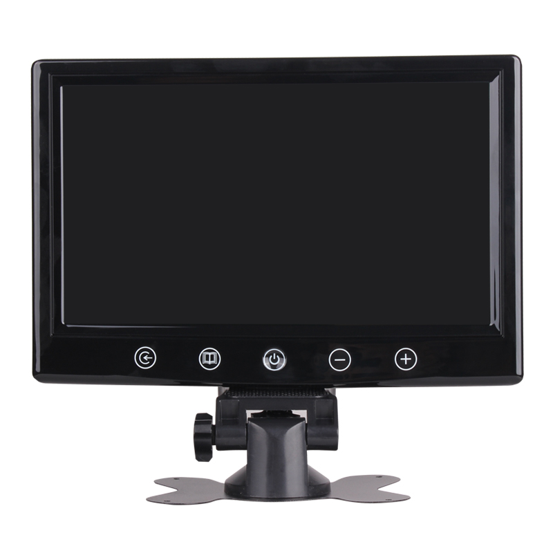 9/" HD 4 Video Input 4 Split Quad Video Display TFT LCD Car Rear View Monitor